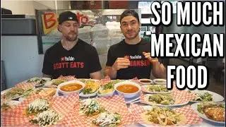 GIANT Mexican Food Cheat Meal! Tacos, Carne Asada, Burritos, Chimichangas | Man Vs Food