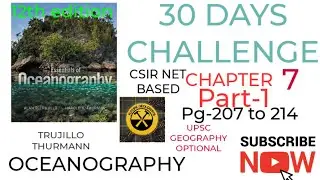 Oceanography CH-7 part-1||OCEAN CIRCULATION||Trujillo Thurman||CSIR NET/UPSC GEO. OPTIONAL BASED