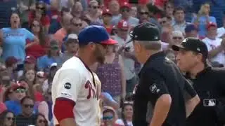 Gabe Kapler EJECTED during Phillies 7 Straight Loss