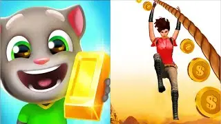 Super Angela Gold Run vs Temple Hero Run Oz - Gameplay HD