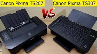 Canon TS207 vs Canon TS307 Single function Printer | Detailed comparison  of Inkjet Printers | Hindi
