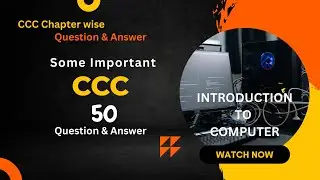 CCC Introduction to Computer Question and Answer Chapter 1 #ccc etechcomputer-official