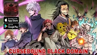Cursebound: Black Domain Gameplay - Jujutsu Kaisen RPG Game iOS Android