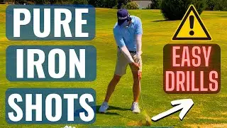 STOP Trying To Lift The Golf Ball | Pure Iron Shots