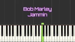 Bob Marley - Jammin | Learn Piano Keys #piano #tutorial