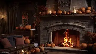🎃 Halloween Hues and Autumn's Aria: Fireside Harmony for Cozy Ambiance