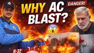 Why AC Blast #acgas #acrepair #acservices #hvac  #airconditioning #youtube #islamabad #india