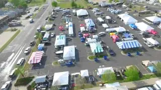 Live aerial from Muskogee BBQ & Chili Cookoff