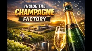This Is How Real Champagne Is Made | Inside a Massive Factory