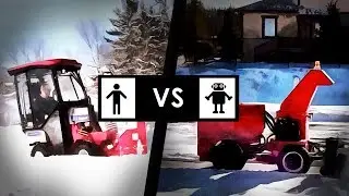 Human vs Machine : Snow Removal Robot (automation)