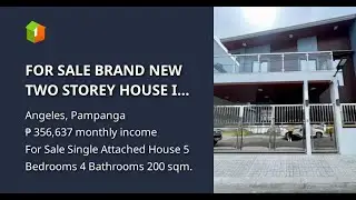FOR SALE BRAND NEW TWO STOREY HOUSE IN ANGELES CITY WITHIN KOREAN TOWN NEAR CLARK