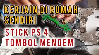 Tombol X no Respons 🎮 Stik PS4  || Belajar Servis Pemula || Stick PS 4 Error