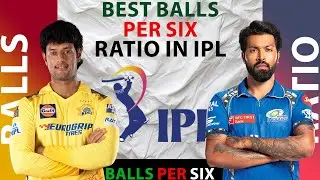 BEST BALLS PER SIX RATIO IN IPL HISTORY