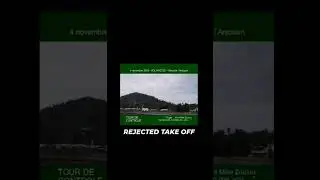 rejected take-off  #passion #aviation #history #shorts #takeoff