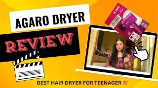 Agaro Hair Dryer Review | Best affordable hair dryer | professional Hair styling At home 