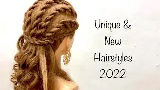 Unique Hairstyle | New Hairstyles 2022 | Modern Hair style Girl