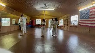 SHORIN RYU KARATE KYOSHI ANTHONY FERGUSON TEACH GIRLS 2ND KATA