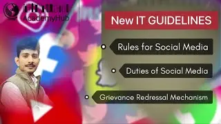 New IT rules, 2021| Intermediary| Grievance Redressal Mechanism| Significant Social Media|AcademyHub