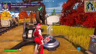 Calibrate signal tech in Fortnite Oathbound Quest
