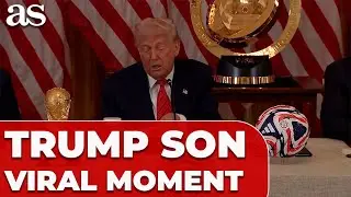 TRUMP'S VIRAL MOMENT: BARRON CORRECTS HIM OVER &lsquo;SOCCER&rsquo; SLIP