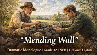 Mending Wall by Robert Frost|Explanation, Summary, Q&A in Nepali| Class 12 M. Eng|NEB|BA BSW 3rd|TU