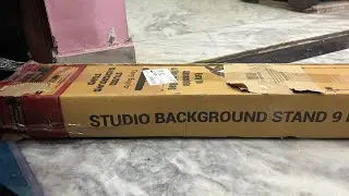 Digitek studio background stand 9 feet |first unboxing | must watch |. Kaise banaye videos behtar