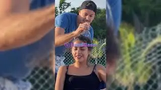 Head Massage Girls Funny Reactions