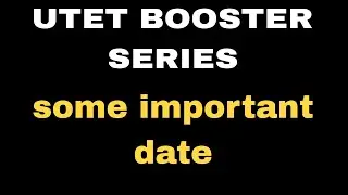 Utet 1 | UTET| UTET pyavaran important date| utet environment|utet pyavaran | utet evs |