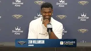 Zion Williamson interview | Pelicans-Grizzlies Postgame 10/22/2025