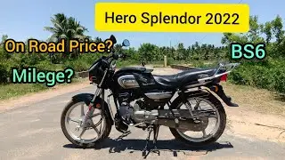 Hero Splendor Plus 2022 Model bs6| Tamil | Details | On Road Price | Milege