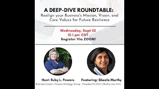 Realign your Business's Mission, Vision, and Core Values for Future Resilience