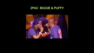 ONLY FOOTAGE OF TUPAC BIGGIE AND PUFFY RAP ON  TOGETHER.