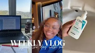 #weeklyvlog | Spend a day at Uni w me, realistic 6AM routine, tryna get back on my zoom