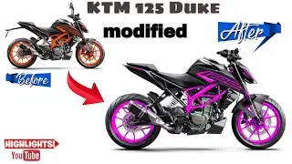 KTM 125 Duke Modified 2021 😱😍 || Mh04 Modified
