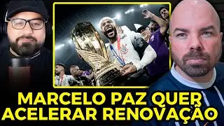 MEMPHIS DEPAY PODE RENOVAR? MARCELO PAZ QUER CONVERSAR COM ATACANTE