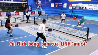 Linh Muối mang cú Flick bóng bàn qua hay quá