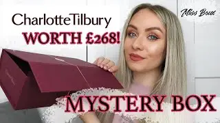 CHARLOTTE TILBURY MYSTERY BOX UNBOXING - SUMMER 2021 - WORTH £268 & 2 FULL SIZE FREEBIES! MISS BOUX