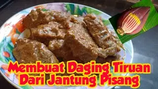 Jantung Pisang  Diolah Jadi Daging Tiruan, Rasanya Mirip Daging Sapi! (ber-subtitle)