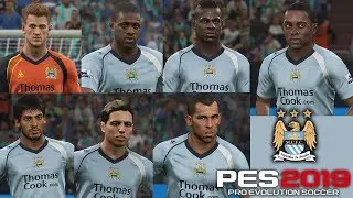 PES 2019 - MANCHESTER CITY CLASSIC FACE BY KONAMI