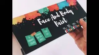 new face paint palette-transparent 12 colors face painting kit for kids