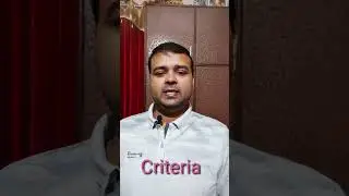 Criteria Criterian