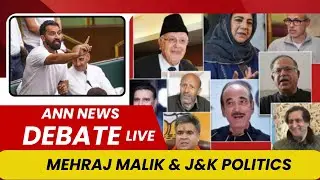 ANN NEWS DEBATE | AAP vs BJP vs NC vs PDP | The Mehraj Malik Controversy