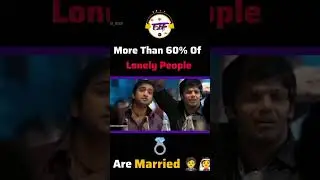 More than 60% of Lonely people are married 🤵👰  #tif00100  #TIF - This Is Fact  #unknownfacts #facts