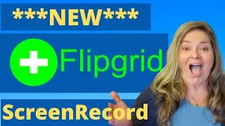 How to use Flipgrid's New Screen Recorder Feature to Screencast. Quick and Easy Tutorial.