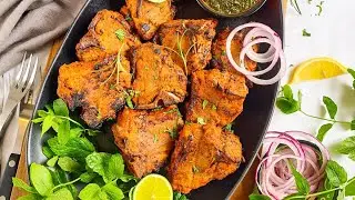 Mutton Burra Kabab / How to make Spicy Lamb Chops