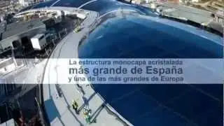 Marineda city & shopping. transparent roofs by LANIK