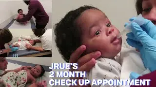 What to expect for a baby's FIRST SHOTS at 2 Month Check Up!
