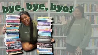 RUTHLESS BOOK UNHAUL 🤭📚 these 40+ books GOTTA go!!!!! 👋🏾