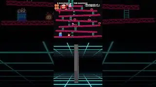 Donkey Kong NES - Level 1 (Barrel Board) Gameplay