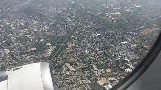 Flight Take Off Video from Inside - Amazing Jaipur Arial View